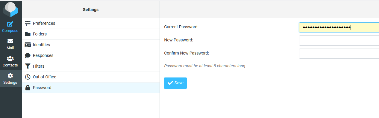 Email Password Change